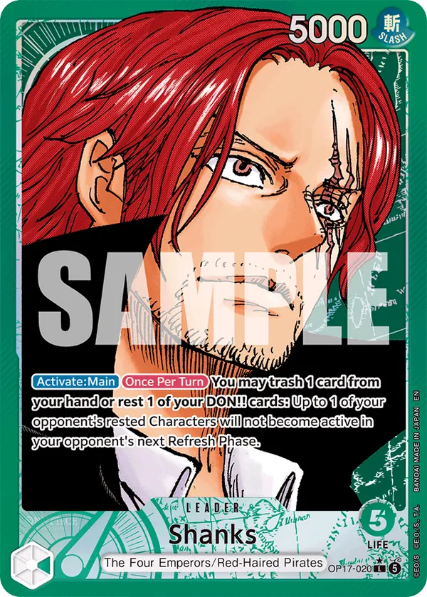 Shanks leader card