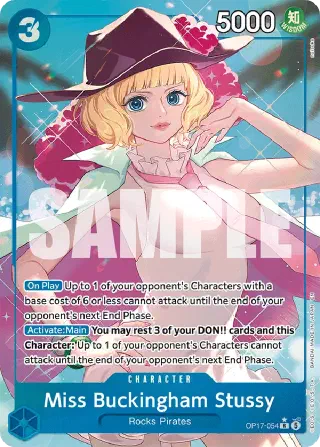 Miss Buckingham Stussy (OP17-054)